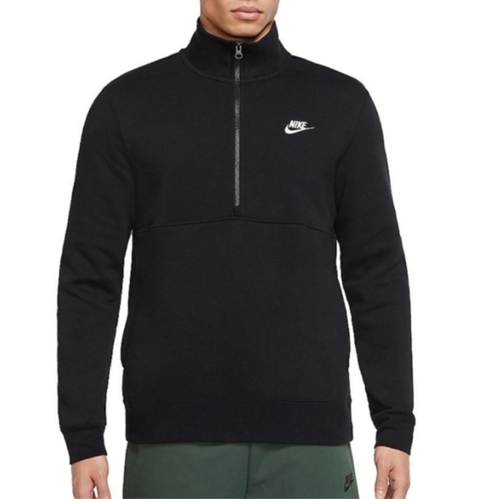 Nike Mens Sportswear Club 1/2 Zip Pullover Sweatshirt sz large